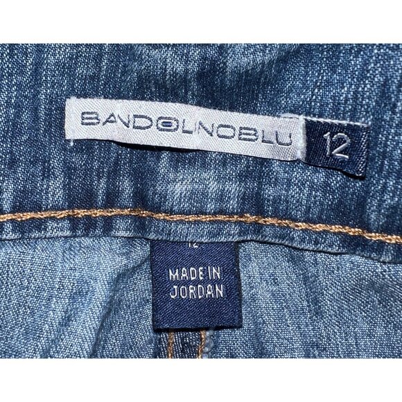Bandolino Blu Womens Size 12 Denim Capri/Pedal Pushers Jean Back Pockets - Picture 4 of 4